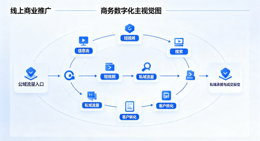平塘县线上商业推广怎么做？全域流量闭环搭建与低成本转化实战指南